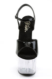 Open-Toe Platform Ankle Strap Sandals – 7" Heel