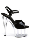 Open-Toe Platform Ankle Strap Sandals – 7" Heel