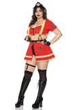 Hot Firefighter Costume Set