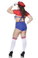 Sexy Plumber Babe Costume Set