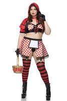 Sexy Red Riding Hood Costume Set