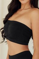 Seamless Bandeau with Removable Pads