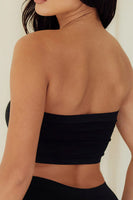 Seamless Bandeau with Removable Pads