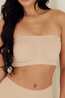 Seamless Bandeau with Removable Pads