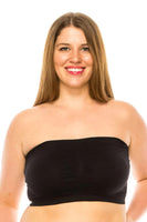 Plus Seamless Bandeau with Removable Pads