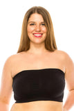 Plus Seamless Bandeau with Removable Pads