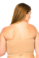 Plus Seamless Bandeau with Removable Pads