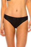 Stripe Lace Thong