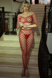Loose Ends Fishnet Two-Piece Lingerie Set – Bold, Edgy & Unapologetically Sexy