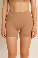 Seamless Stretch Shorts with Solid Waistband