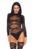 Truth Or Dare Bodysuit And Thigh Highs Set