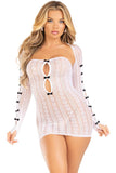 Sweetheart striped tube dress and matching shrug