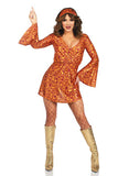 Two Pieces Disco Doll Costume Set