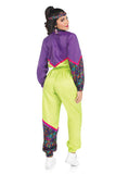 Two Pieces Rad 80's Tracksuit Costume Set