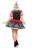 Plus Size Darling Harlequin Costume Set