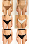 Comfortable Invisible Underwear Solid Seamless Laser Cut Panty