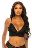Lace Triangle Bralette