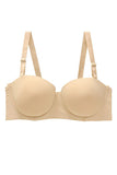 Plus Size Nude Color Demi Light Pad Bra