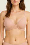 Adjustable Straps & Four Hook Back Closure Wire Free B C Cup Bra