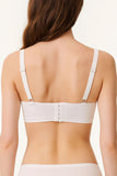 Adjustable Straps & Four Hook Back Closure Wire Free B C Cup Bra
