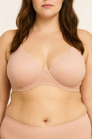 Adjustable Straps & Four Hook Closure Wire-Free D-DD Cup Bra