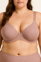 Adjustable Straps & Four Hook Closure Wire Free B C D DD Cup Bra