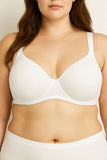 Adjustable Straps & Four Hook Closure Wire Free B C D DD Cup Bra