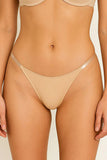 Sleek Design Laser Cut Thong with Clear Side Bands