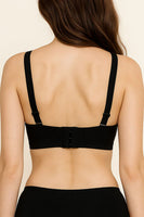 Long Band Underwire Bra with Boning