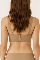 Long Band Underwire Bra with Boning