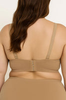 Plus Size Long Band Underwire Bra with Boning