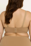 Plus Size Long Band Underwire Bra with Boning