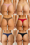 Laser Cut Seamless Thong – 6-Pack Invisible Comfort Underwear