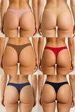 Laser Cut Seamless Thong – 6-Pack Invisible Comfort Underwear