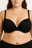 Underwire Bra with Laser-Cut Band – Seamless Support Everyday Bra
