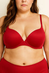 Underwire Bra with Laser-Cut Band – Seamless Support Everyday Bra