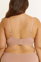 Underwire Bra with Laser-Cut Band – Seamless Support Everyday Bra