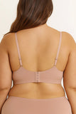 Underwire Bra with Laser-Cut Band – Seamless Support Everyday Bra