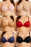 Underwire Bra with Laser-Cut Band – Seamless Support Everyday Bra