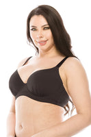 F Cup Extra Coverage Bra with Underwire