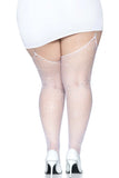 Brielle Rhinestone Fishnet Thigh High Stockings (1 Pack 6 Pieces)