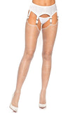Brielle Rhinestone Fishnet Thigh High Stockings (1 Pack 6 Pieces)