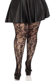 Chantilly Floral Lace Tights (1 pack 6 pieces)