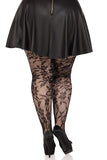 Chantilly Floral Lace Tights (1 pack 6 pieces)