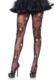 Sugar Skull Net Tights (1 PACK 6 PIECES)