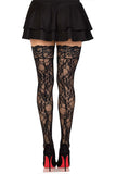 Bree Floral Lace Thigh High Stockings (1 PACK 6 PIECES)