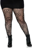 Pirate Skull Fishnet Pantyhose (1 Pack 6 Pieces)