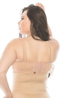 Plus Size Strapless Demi Bra f