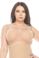 Plus Size Strapless Demi Bra f