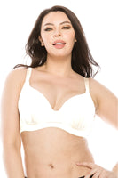 F cup Extra Coverage White Bra